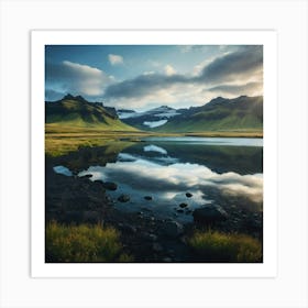Iceland Landscape Art Print