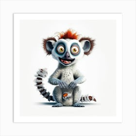 Lemur Art Print