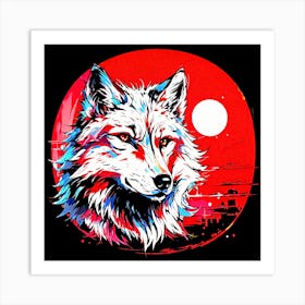 Wolf artwork Art Print