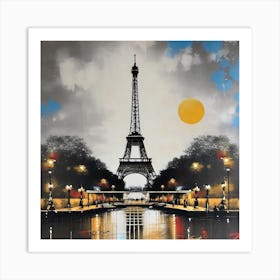 Paris At Night 7 Art Print