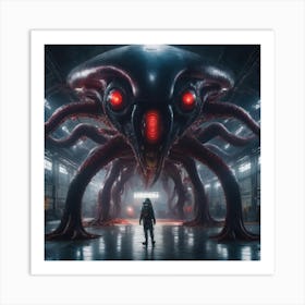 Alien Arrival Art Print