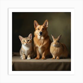 Domesticated Animals Art Print