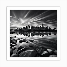 Toronto Skyline 7 Art Print