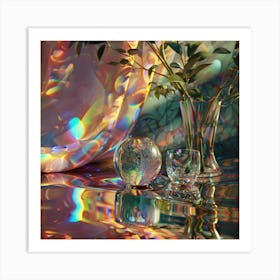 Holographic Reflections 1 Art Print