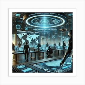 A Depiction Of The Interdimensional Intelligence B Art Print