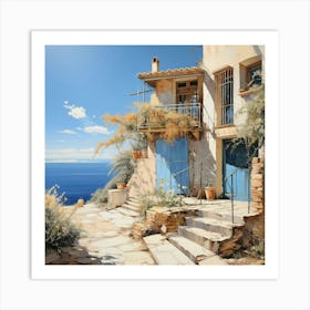 House By The Sea Art Print