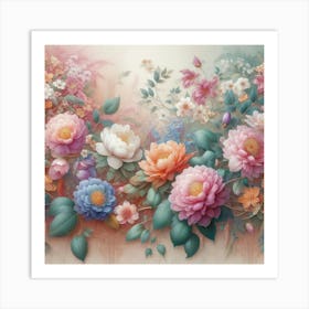 Blooming Beauties 04 Art Print