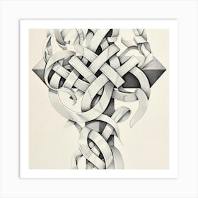 Celtic Cross Tattoo Art Print