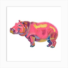 Hippopotamus 01 Art Print