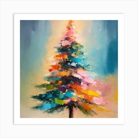 Christmas tree Art Print