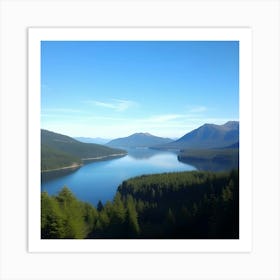 Lake - Lake Stock Videos & Royalty-Free Footage 2 Art Print