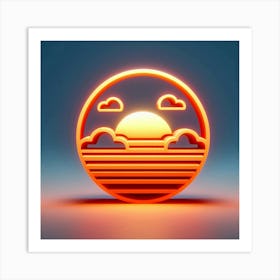 Sunset Art Print