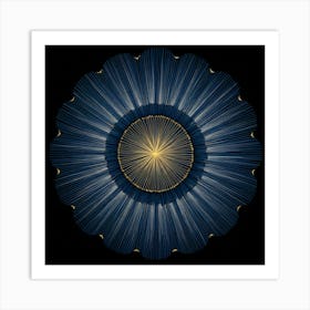 Blue Flower 1 Art Print