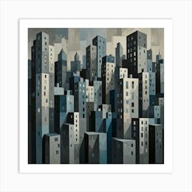 Cityscape 14 Art Print