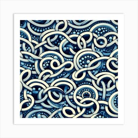 Abstract Psychedelic Pattern 2 Art Print