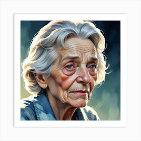 Old Lady 1 Art Print