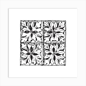 Sketched Boho Tile Art 2 Art Print