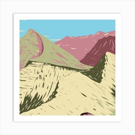 Sand Dunes Art Print