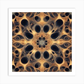 Abstract Fractal Pattern Art Print