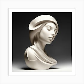 Bust Of A Woman 1 Art Print