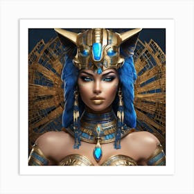 Egyptian Woman predominant Art Print