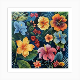 Tropical Vibrance (9) Art Print