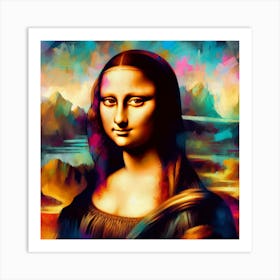 Mona Lisa 3 Art Print