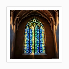 Stained Glass Window Art Print