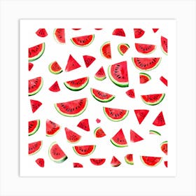 Watermelon Slices 4 Art Print