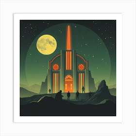 City At Night 2 Art Print