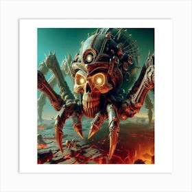 Steampunk Spider Art Print