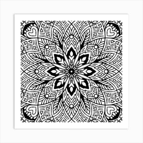 Full Page Mandala 03 Art Print