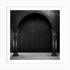 Black And White Arch Art Print