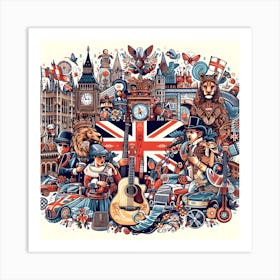 England London City Nature Europe Art Print