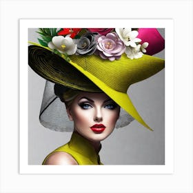 Hat Fashion 4 Art Print