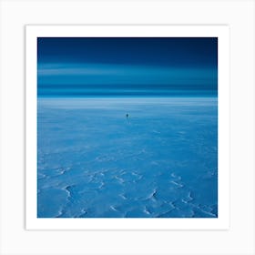 Blue Vast Nothingness Art Print