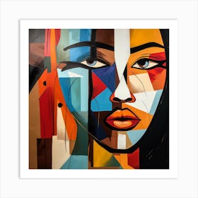 Woman'S Face 16 Art Print