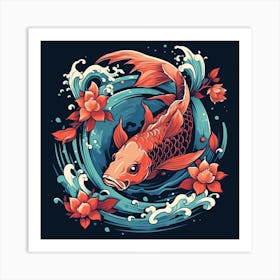 Koi Fish 10 Art Print