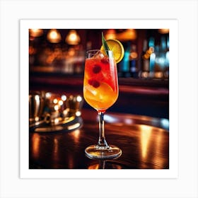 Cocktail In A Glass 6 Art Print