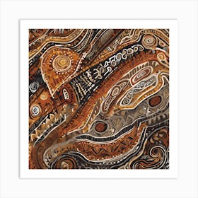 Aboriginal Art 1 Art Print