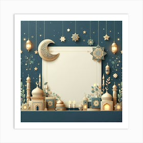 Muslim Holiday Background 1 Art Print