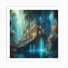 Underwater Palace 9 Art Print