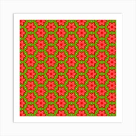 Pattern Flower Texture Seamless 1 Art Print