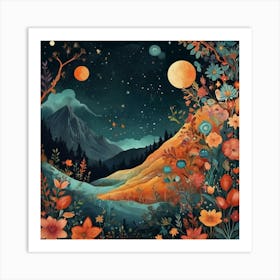 Night Sky Art Print