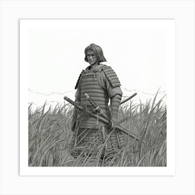 Samurai Art 97 Art Print