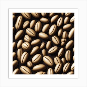 Coffee Beans Background 5 Art Print