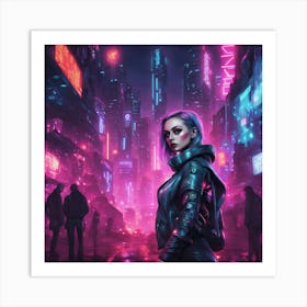 Cyberpunk 8 Art Print