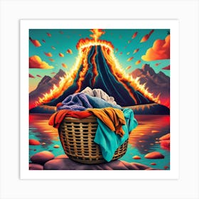 Laundry Basket 4 Art Print