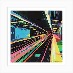 Subway Station Art Print