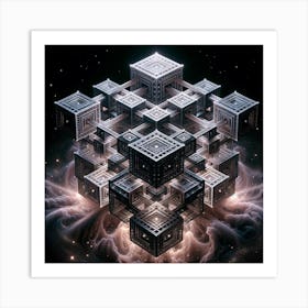 Tesseract Art Print